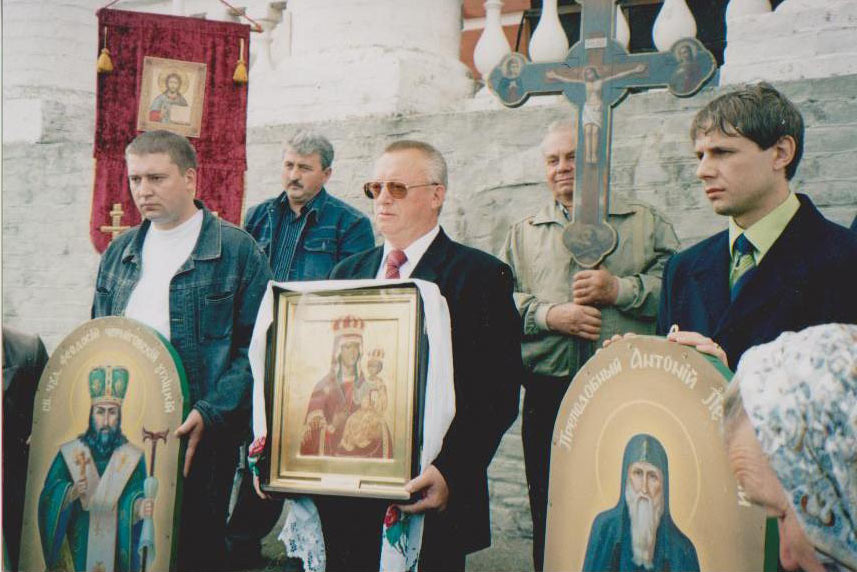 Повернення ікони Любецької Богоматері Спасо-Преображенській церкві в Любечі 